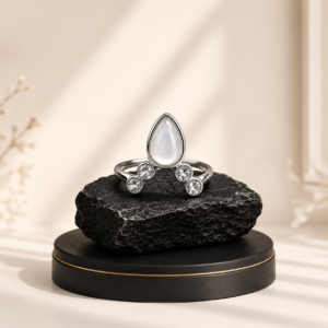 moonstone elegance ring